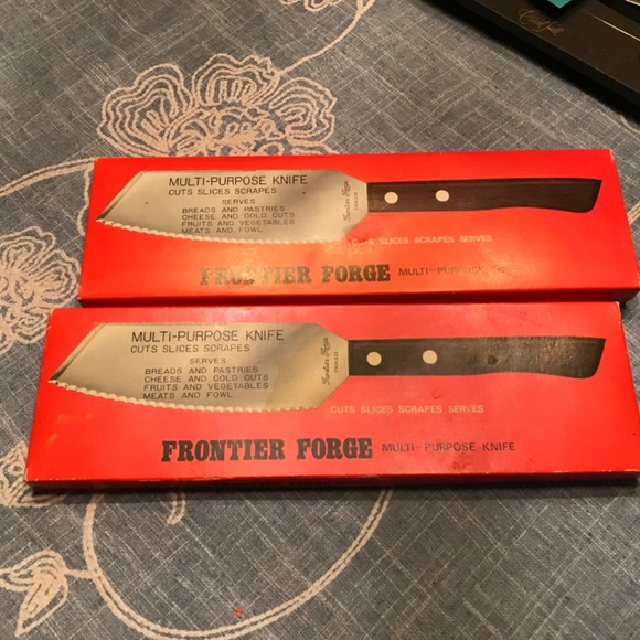 Frontier Forge Multi-Purpose Knife. Set of 2. NIB - Picture 3 of 3
